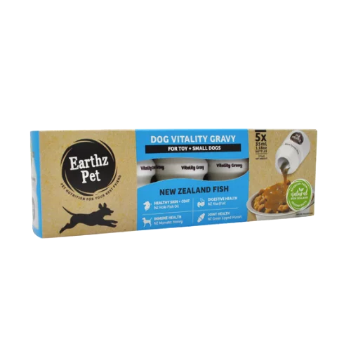 Earthz Pet Dog Vitality Gravy for Toy & Small Dogs New Zealand Fish 02