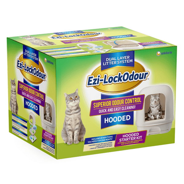 Ezi-LockOdour Dual Layer Cat Litter System Hooded Kit
