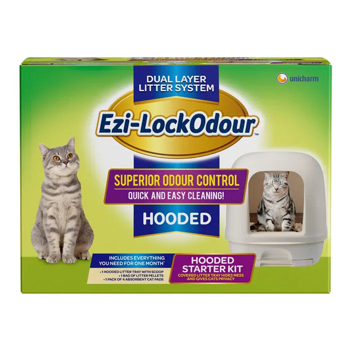 Ezi-LockOdour Dual Layer Cat Litter System Hooded Kit