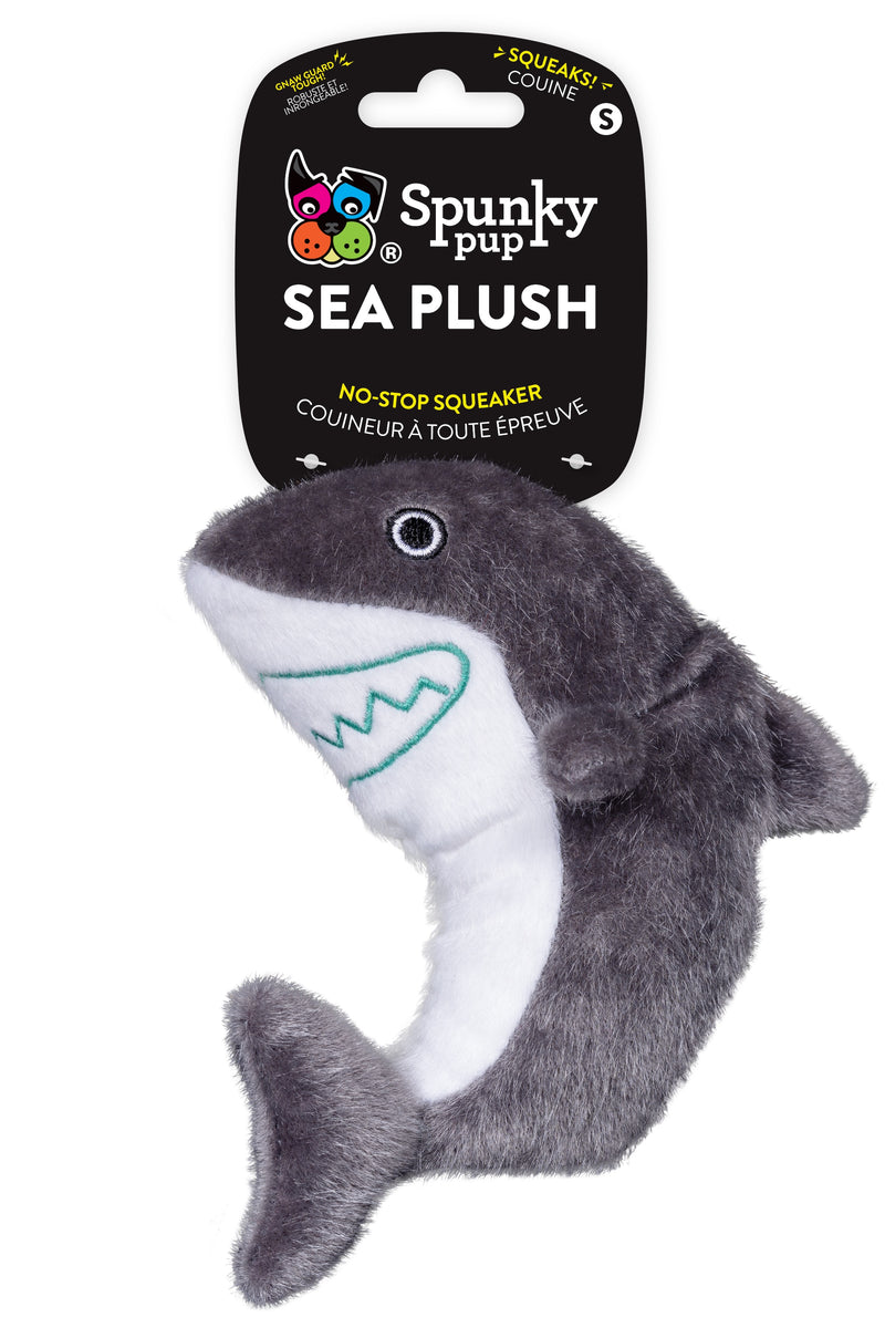 Spunky Pup Dog Toy Sea Plush Shark
