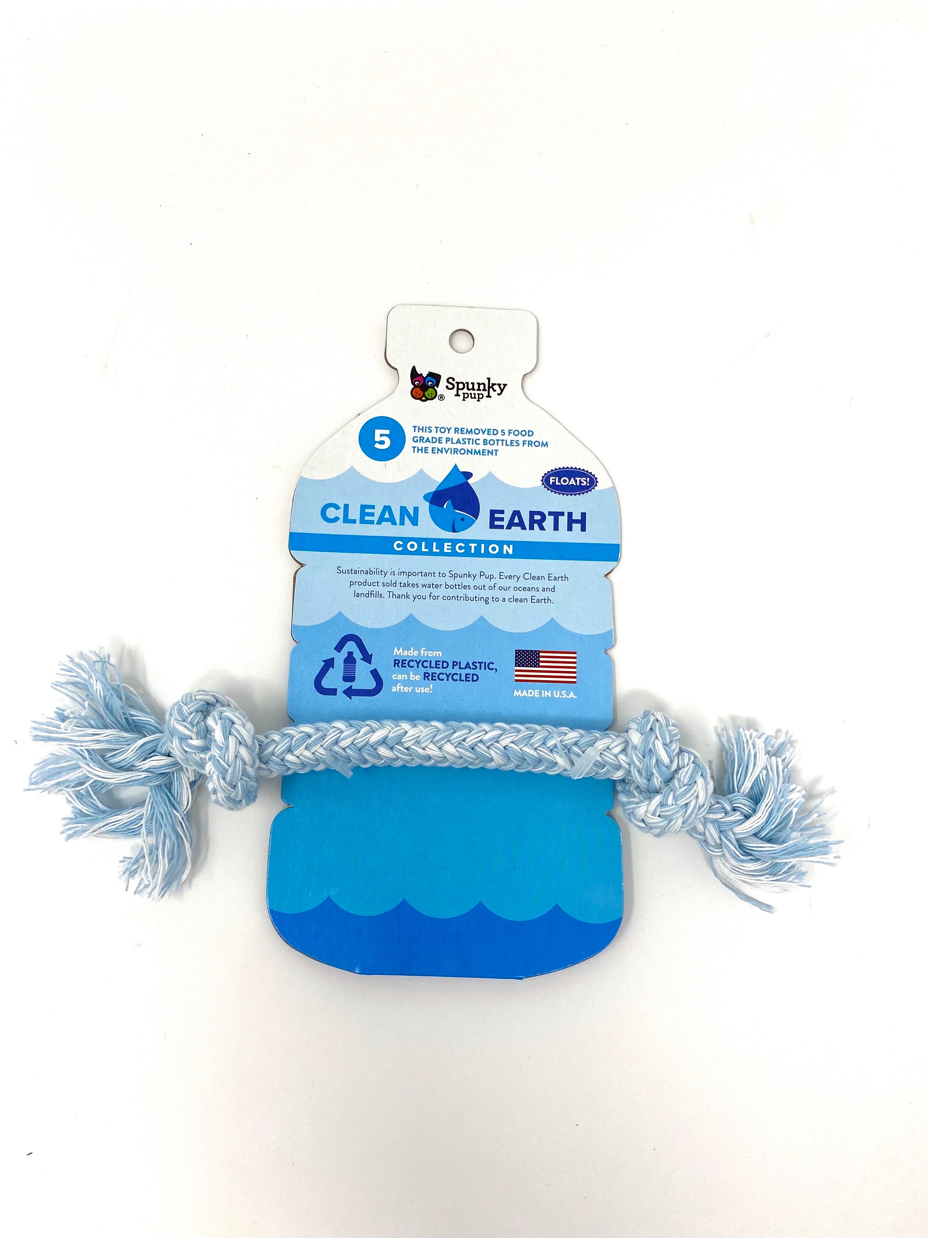 Spunky Pup Dog Toy Clean Earth Recycled Rope