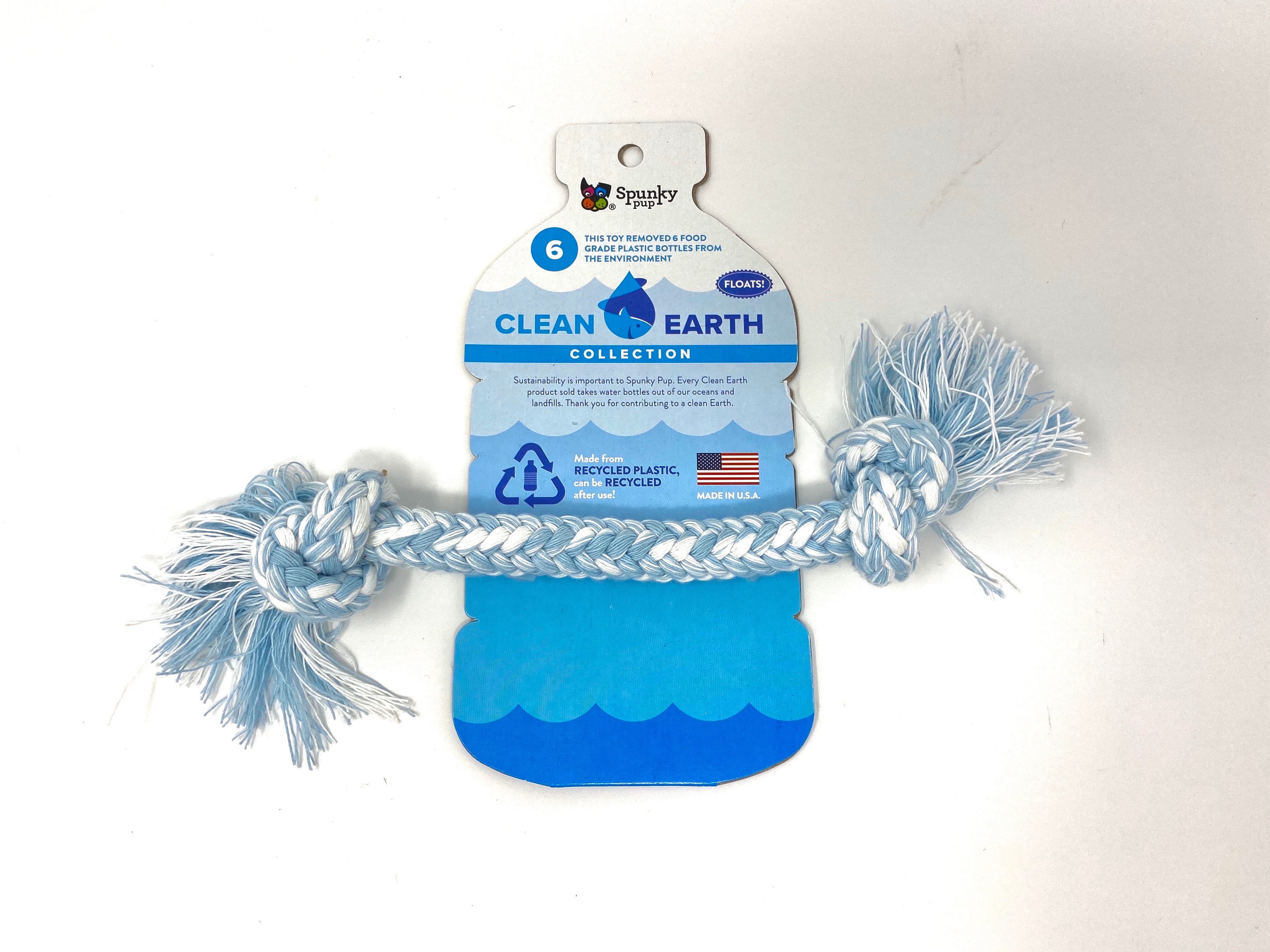 Spunky Pup Dog Toy Clean Earth Recycled Rope
