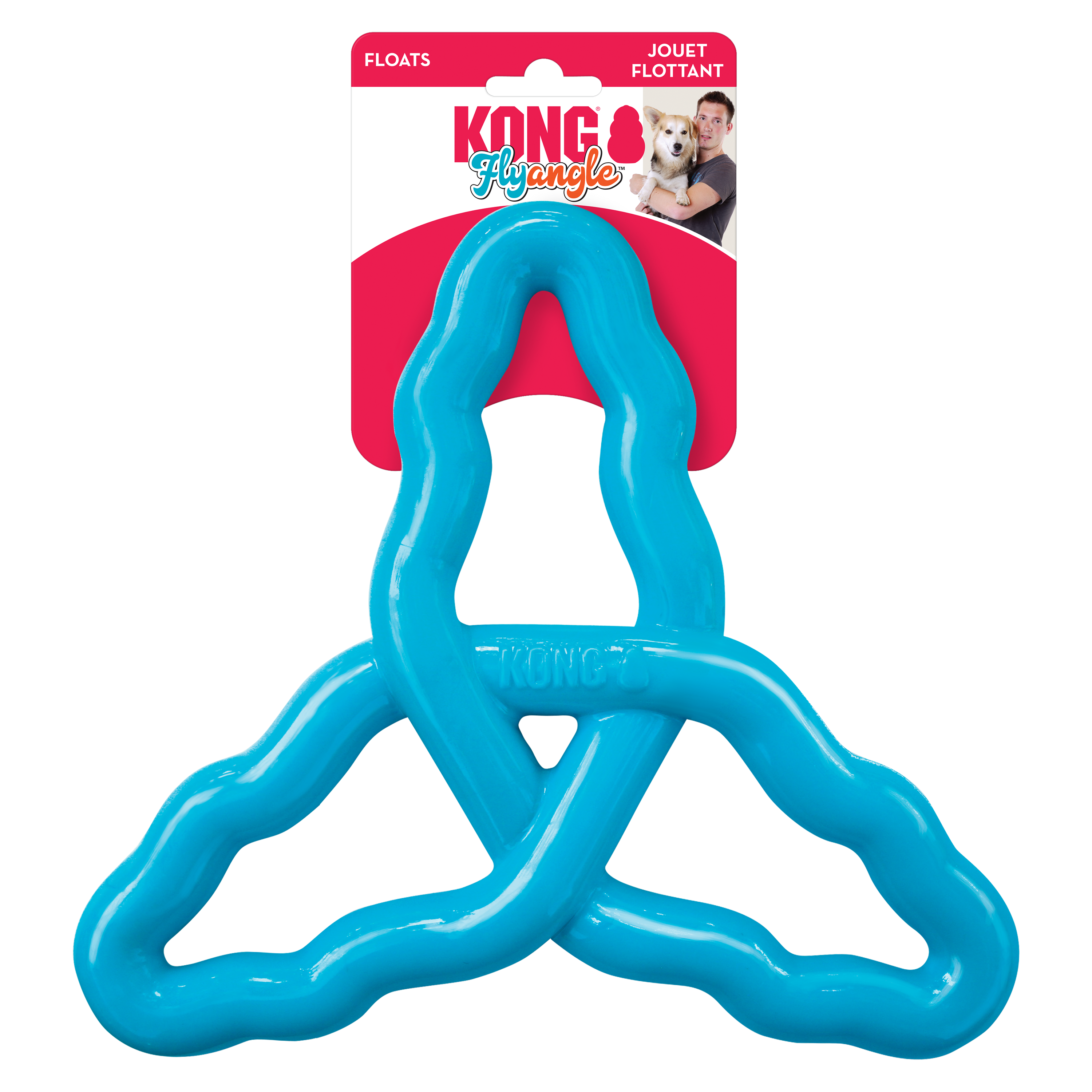 KONG Dog Toys Flyangle Assorted 01