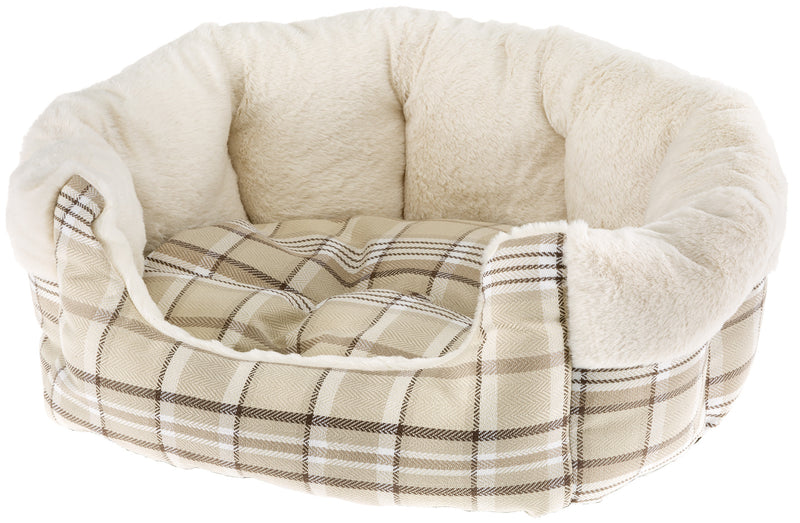 Ferplast Etoile Small Fabric and Eco-friendly Fur Sofa for Dogs and Cats 02