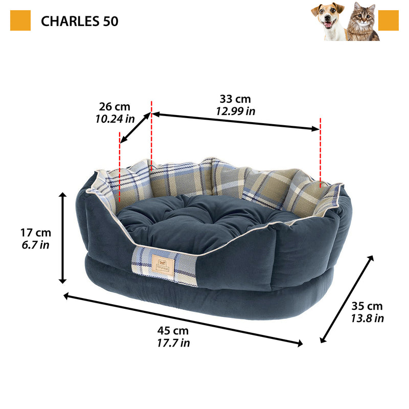 Ferplast Charles Fabric Bed for Cats and Dogs 03