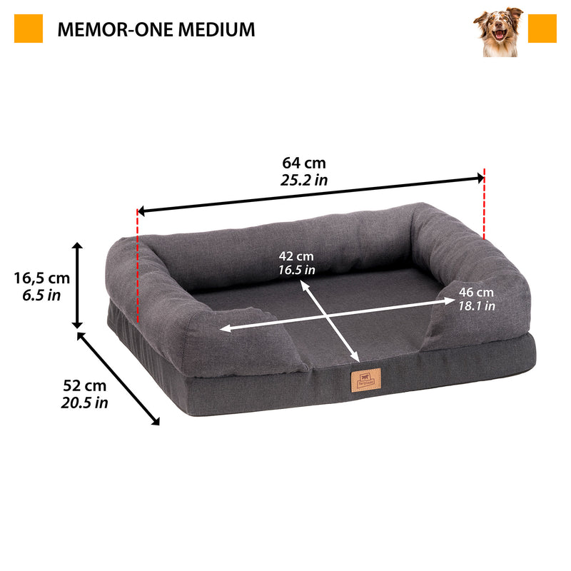 Ferplast Memor-One Dog Bed with Orthopedic Matress in Memory Foam 12