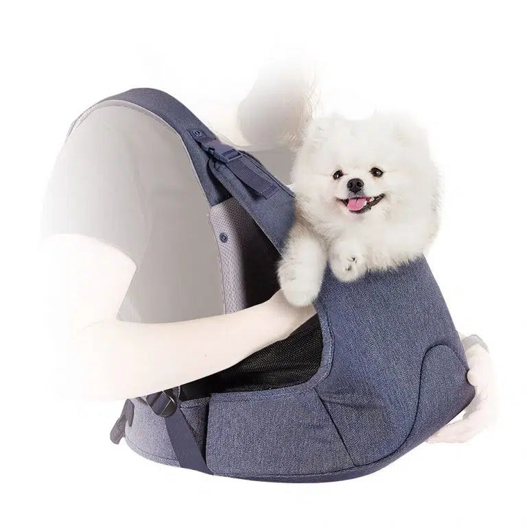 Ibiyaya Hug Pack Padded & Mesh Dog Sling Carrier 05