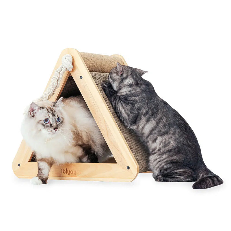 Ibiyaya Hide-Out Cat Scratching Post & Replacement Board 05