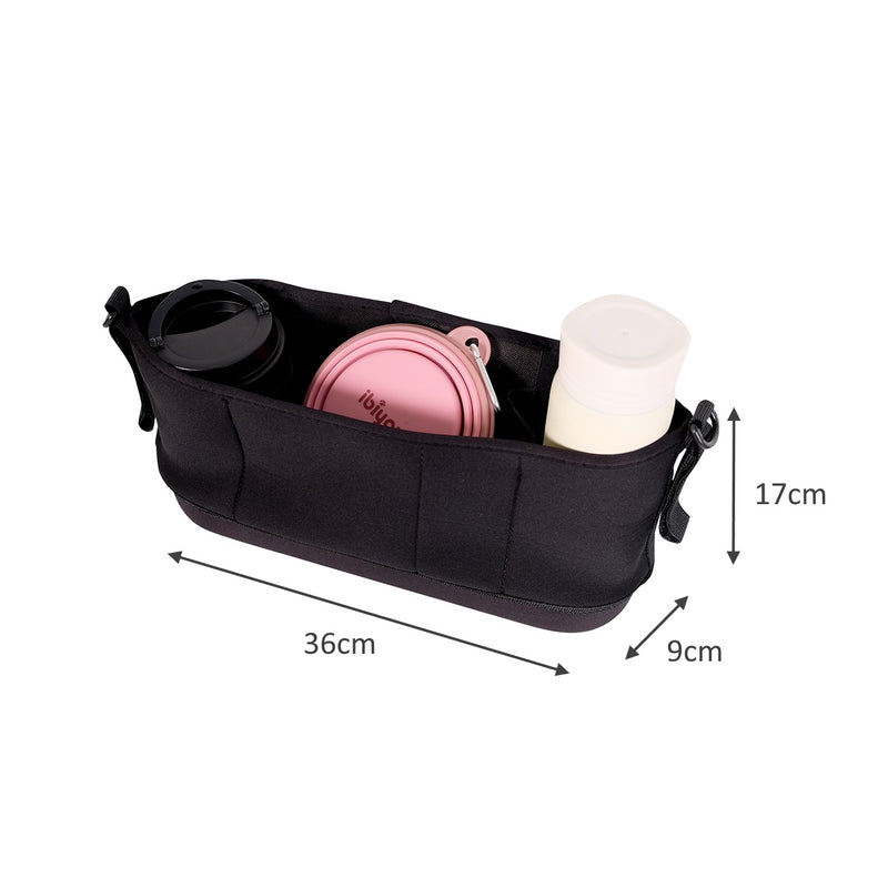 Ibiyaya Pet Pram Organizer for Pet Essentials pouch Stroller 06