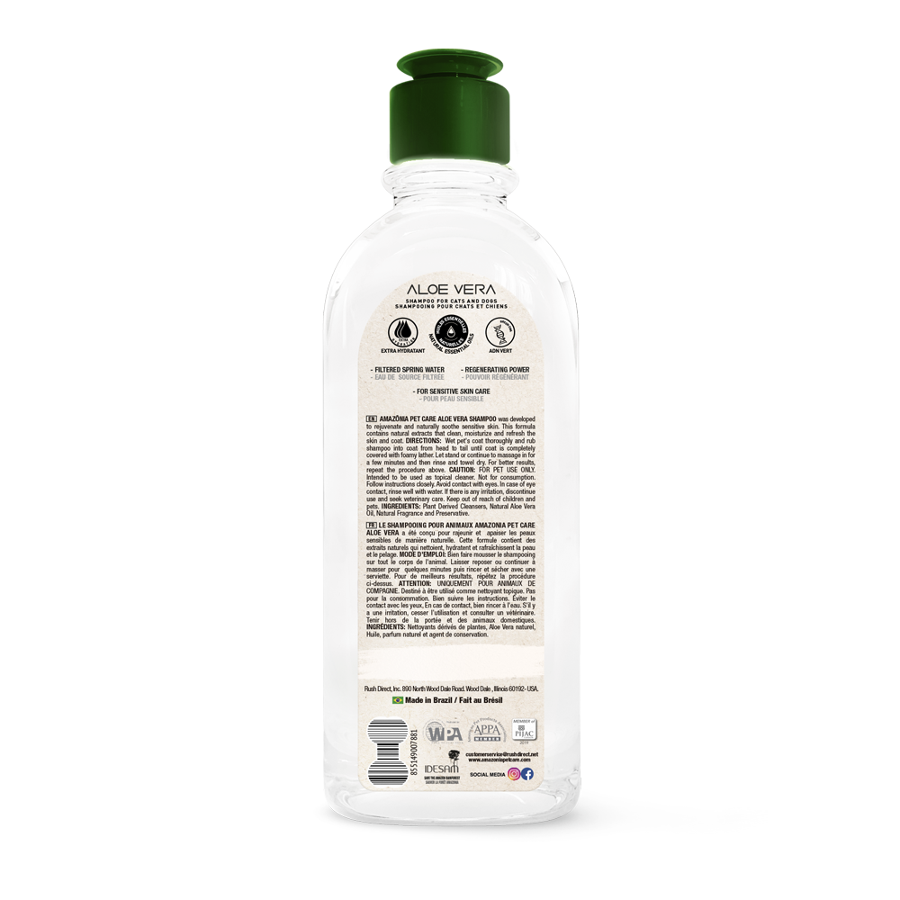 Amazonia Herbal Shampoo Aloe Vera Regenerating for Dogs 01