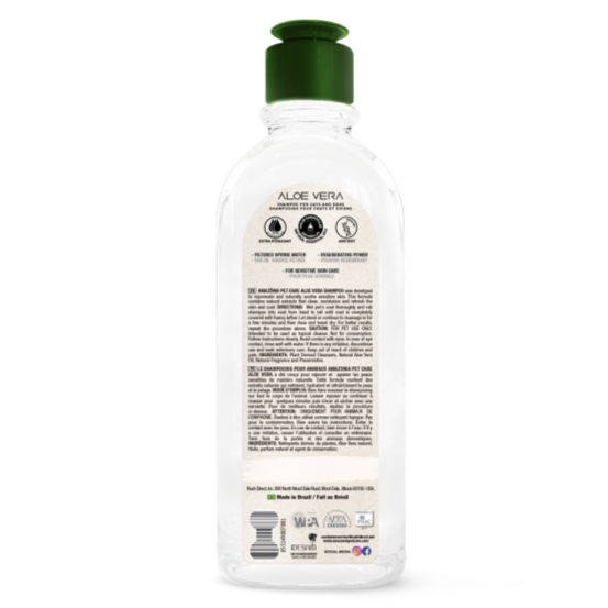 Amazonia Herbal Shampoo Aloe Vera Regenerating for Dogs 01