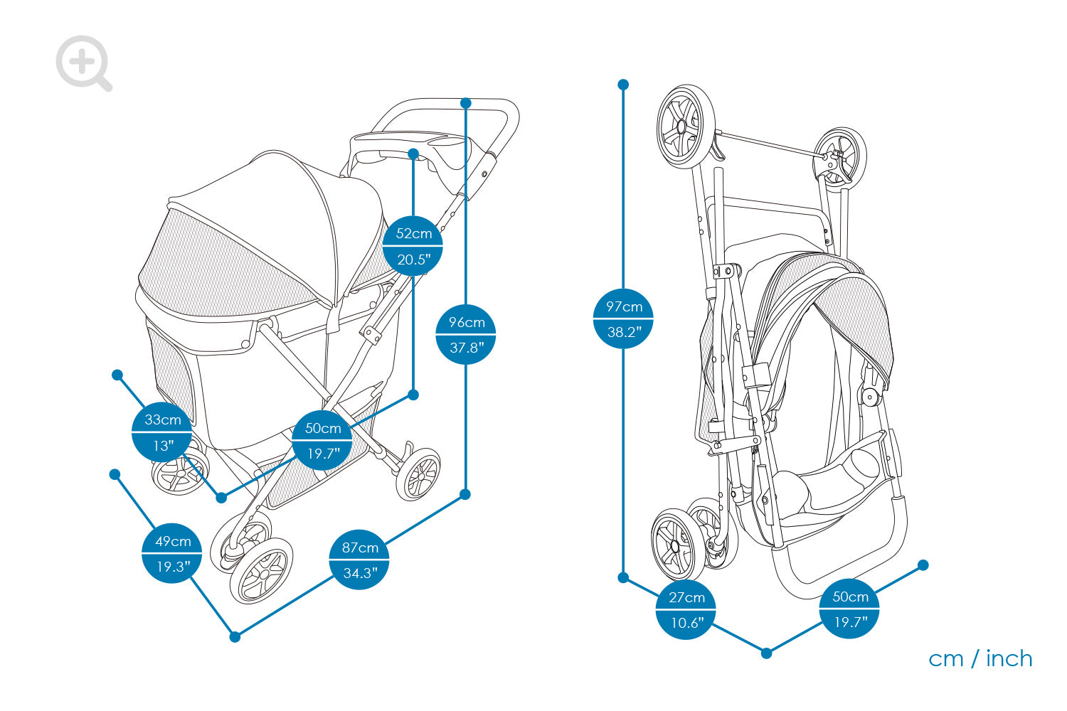 Ibiyaya Pet Buggy Stroller Travel Carriage 09
