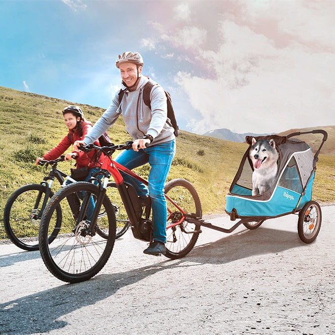 Ibiyaya Happy Pet Tri-cycle Trailer Jogger Stroller 2.0 07