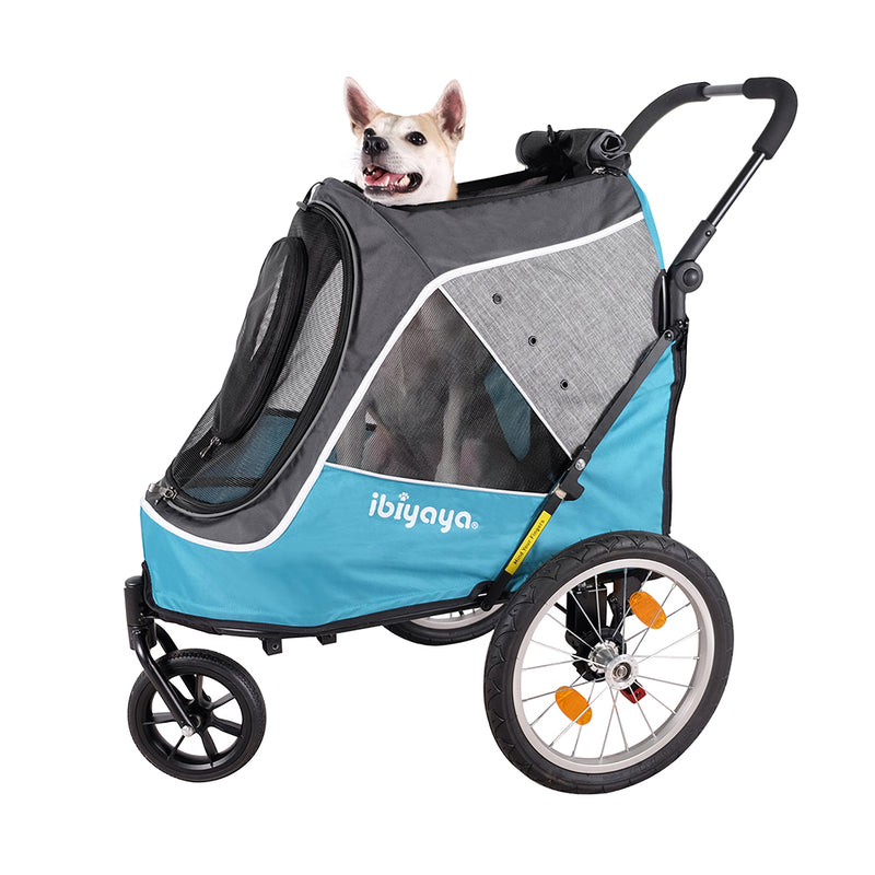 Ibiyaya Happy Pet Tri-cycle Trailer Jogger Stroller 2.0 04