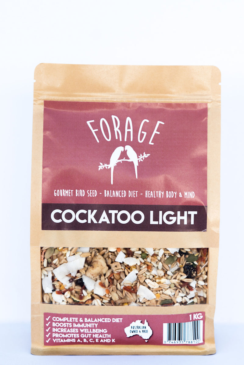 Forage Gourmet Bird Seed - Cockatoo, Galah & Corella Light