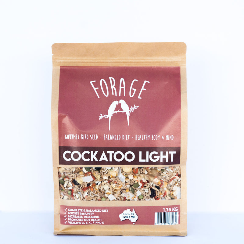 Forage Cockatoo, Galah & Corella Light 1.75kg
