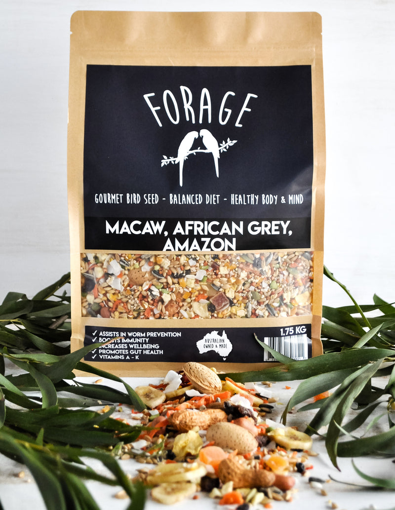 Forage Macaw & African Grey & Amazon 1.75kg