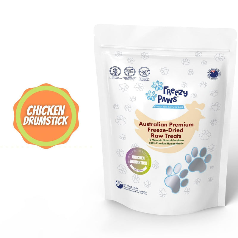 Freezy Paws Freeze Dried Chicken Drumstick Treats 01