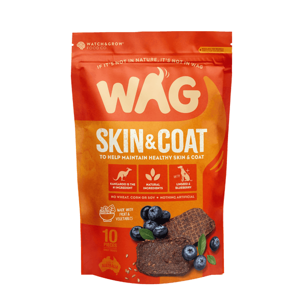 WAG Skin & Coat Kangaroo Jerky - 10 Pack