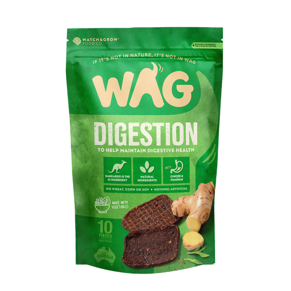 WAG Digestion Kangaroo Jerky - 10 Pack