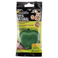 Ferplast GoodBite Tiny and Natural apple chew for rodents in its pack with rabbit and rodent photos