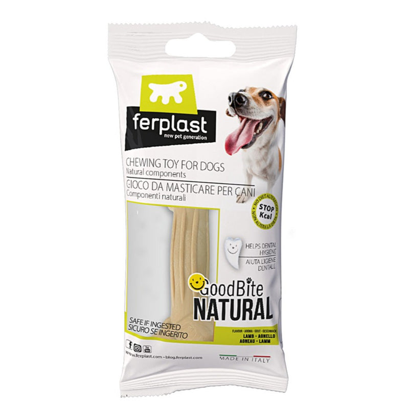 Ferplast Goodbite Natural Lamb Bone Dog Toy 1 X 40gm Pack