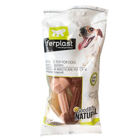 Ferplast GoodBite Natural bone bag for dogs, a pack of assorted small chew bones
