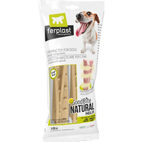 Ferplast GoodBite Natural Helix lamb chew sticks for dogs in their pack, pale beige sticks