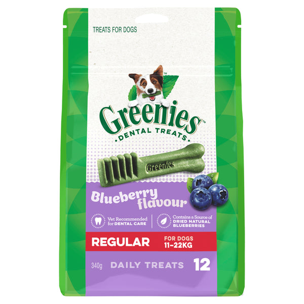 GREENIES Blueberry Regular(11-22kg) Dental Dog Treats