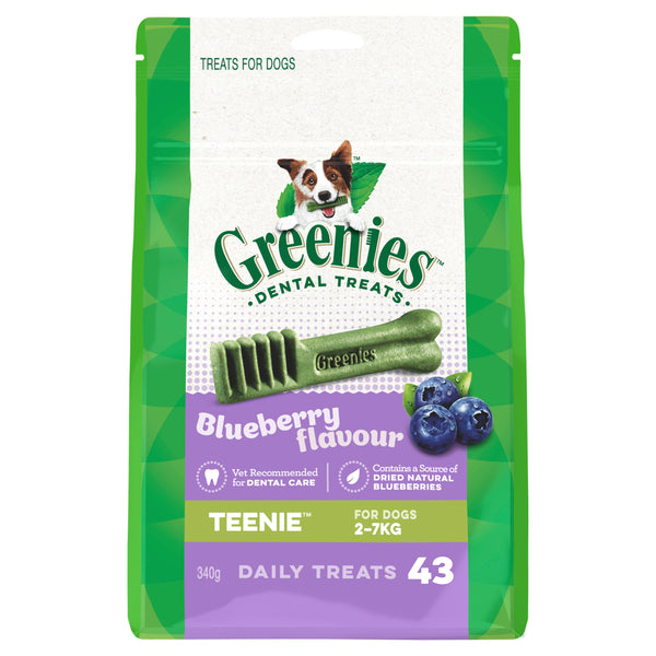 GREENIES Blueberry Teenie(2-7kg) Dental Dog Treats