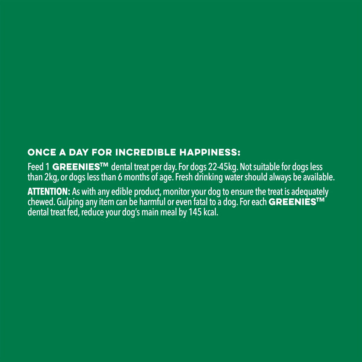 GREENIES Fresh Large(22-45kg) Dental Dog Treats