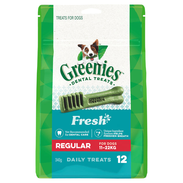 GREENIES Fresh Regular(11-22kg) Dental Dog Treats