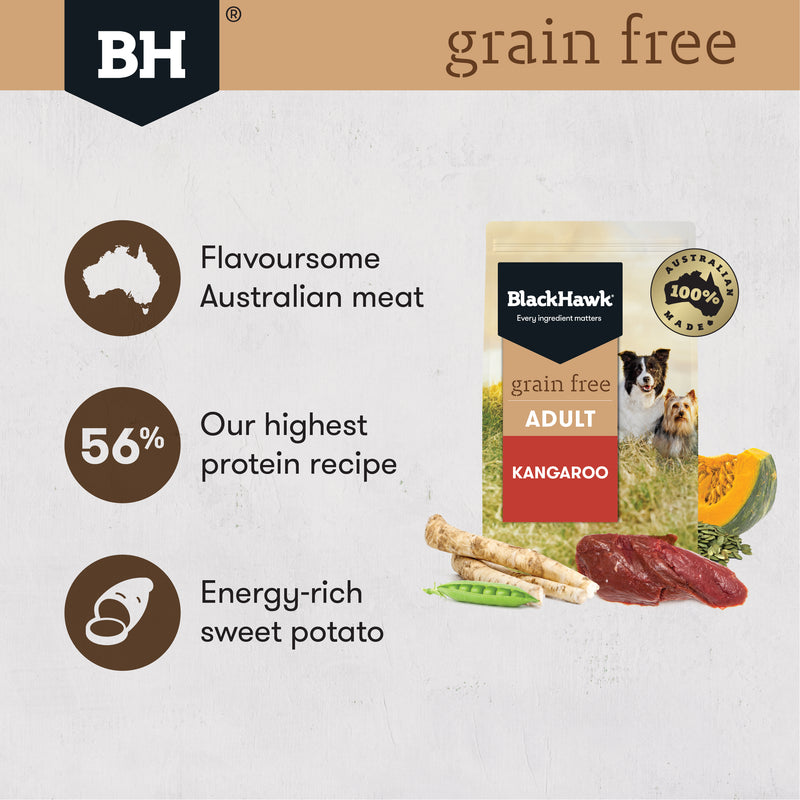 Black Hawk Dry Dog Food Grain Free Adult Kangaroo 05