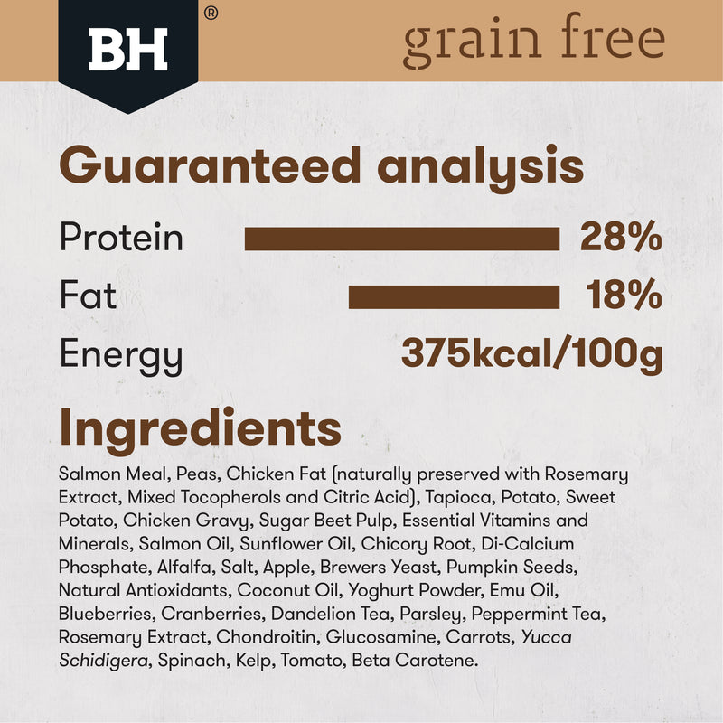 Black Hawk Dry Dog Food Grain Free Adult Tasmanian Salmon 08