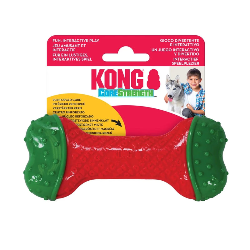 KONG Dog Toys Holiday CoreStrength Bone Small/Medium