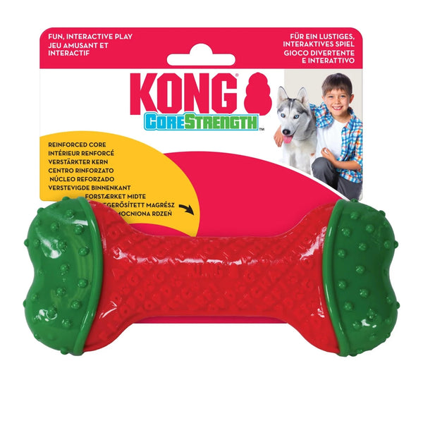 KONG Dog Toys Holiday CoreStrength Bone Medium/Large