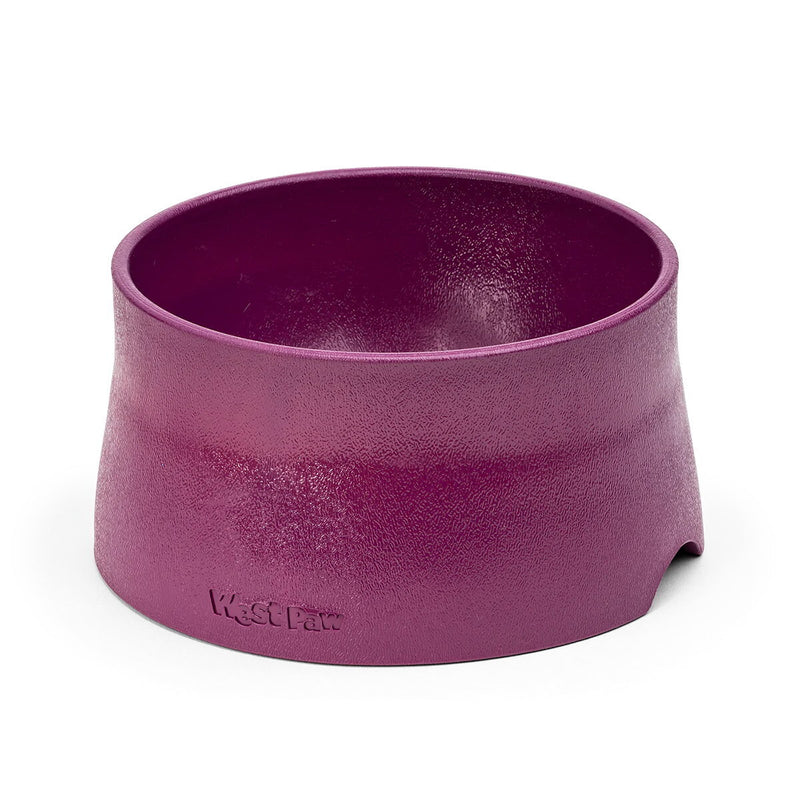 West Paw No-Slip Dog Bowls - Tropic Red | PeekAPaw Pet Supplies