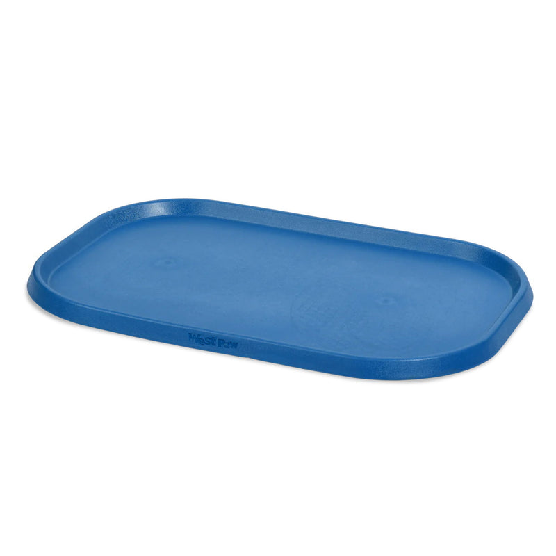 West Paw Doggie Placemat Dog Feeding Mat - Marine Blue | PeekAPaw Pet Supplies