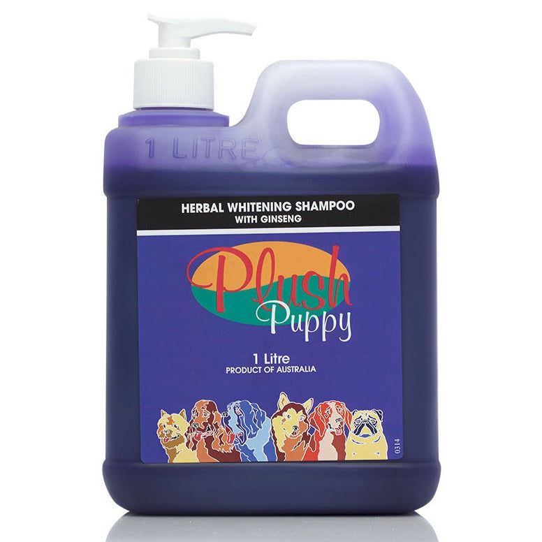 Plush Puppy Herbal Whitening Shampoo with Ginseng 1L