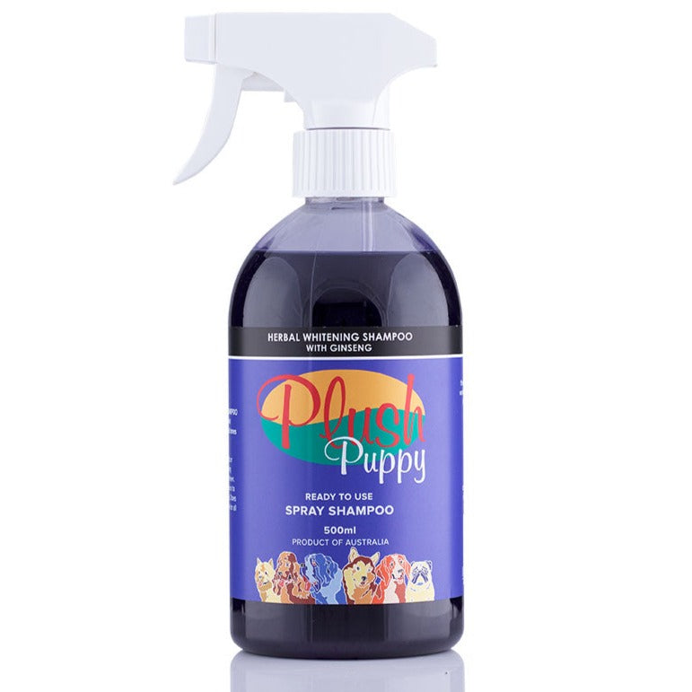 Plush Puppy Herbal Whitening Shampoo with Ginseng Ready to Use Spray 500ml