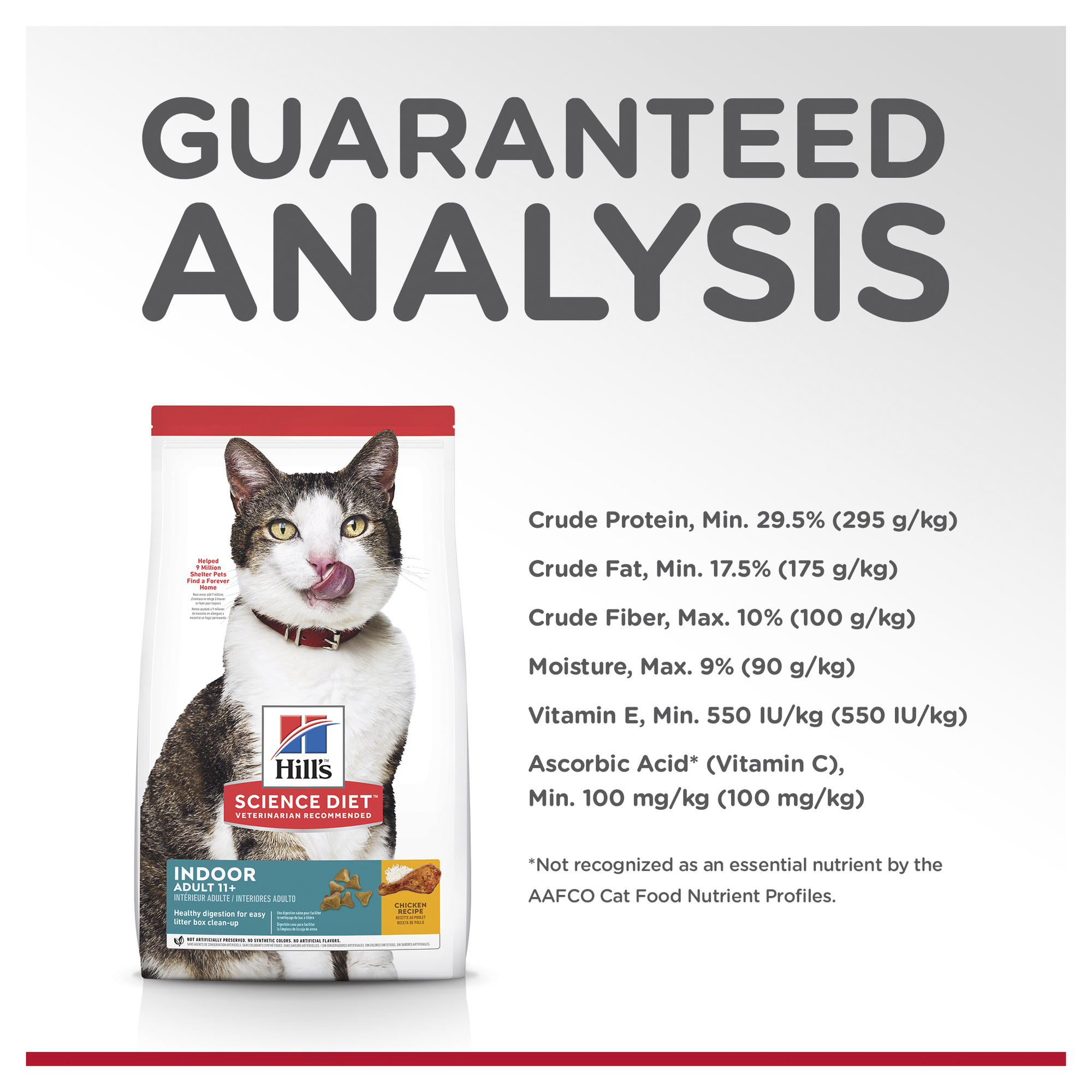 Hill's Science Diet Dry Cat Food Adult 11+ Senior Indoor