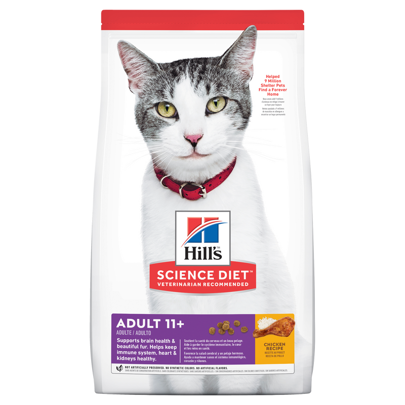 Hill's Science Diet Dry Cat Food Adult 11+ Senior