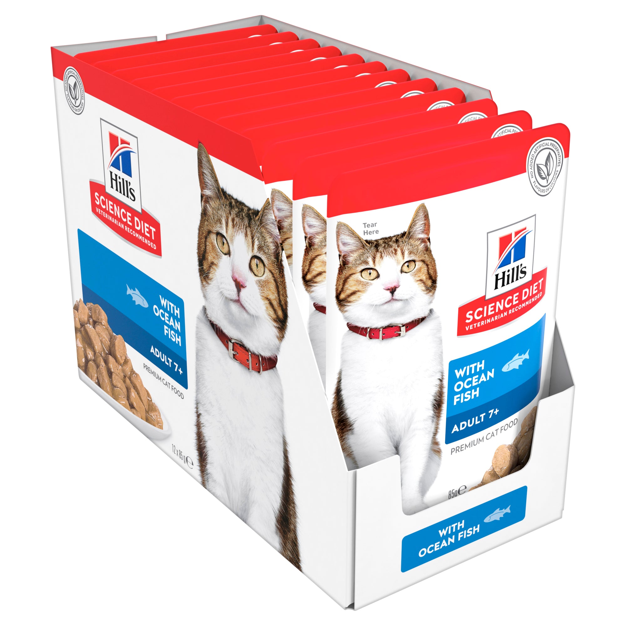 Hill's Science Diet Adult 7+ Ocean Fish Cat Food Pouches 02