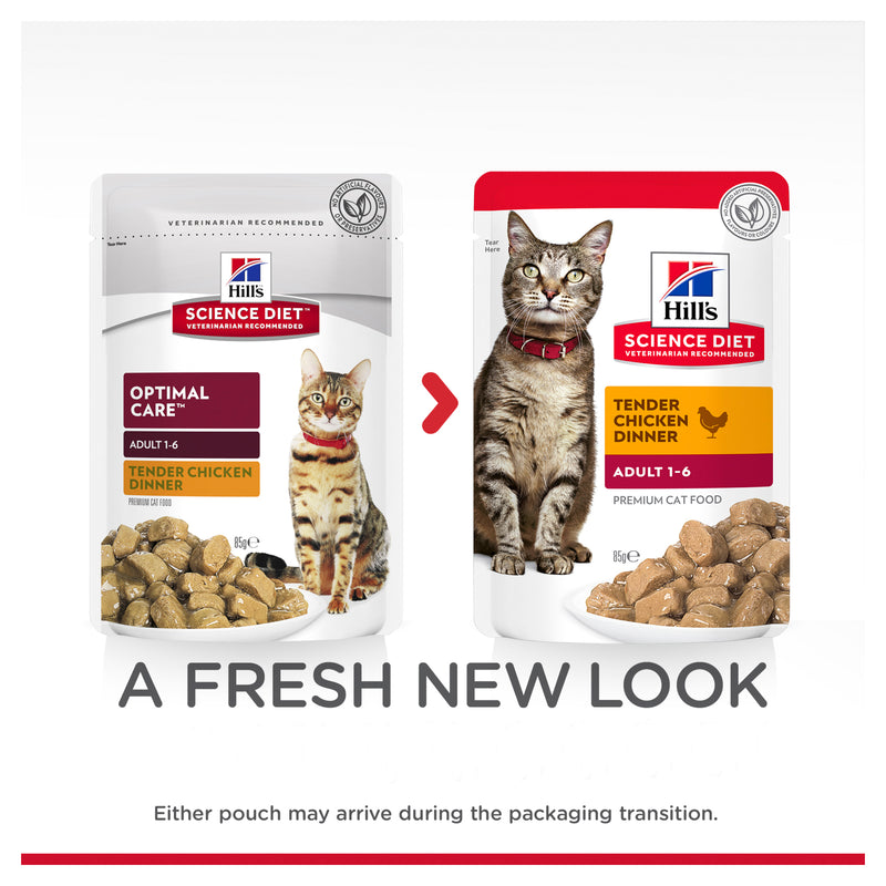 Hill's Science Diet Adult Tender Chicken Cat Food Pouches 05