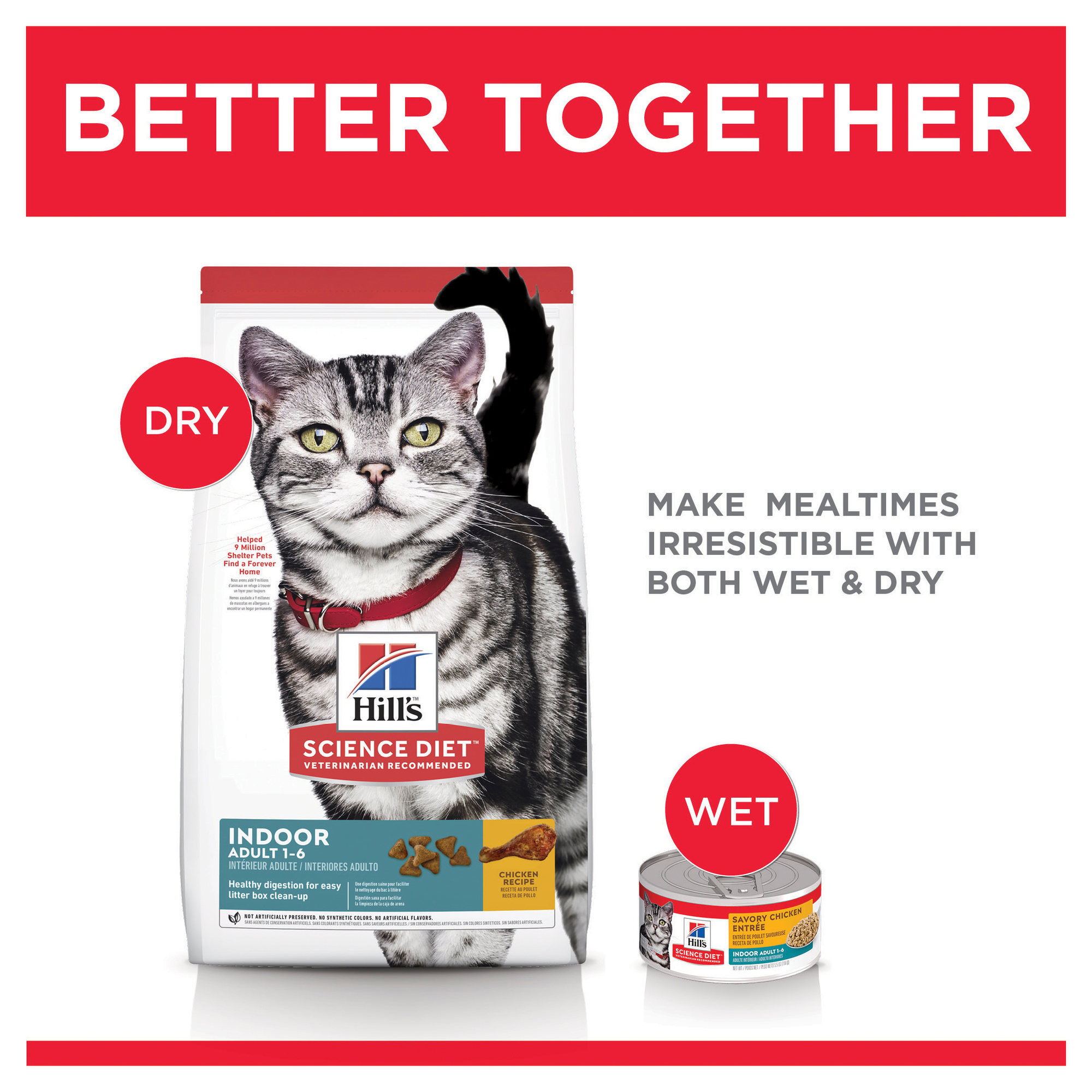 Hill's Science Diet Dry Cat Food Adult Indoor