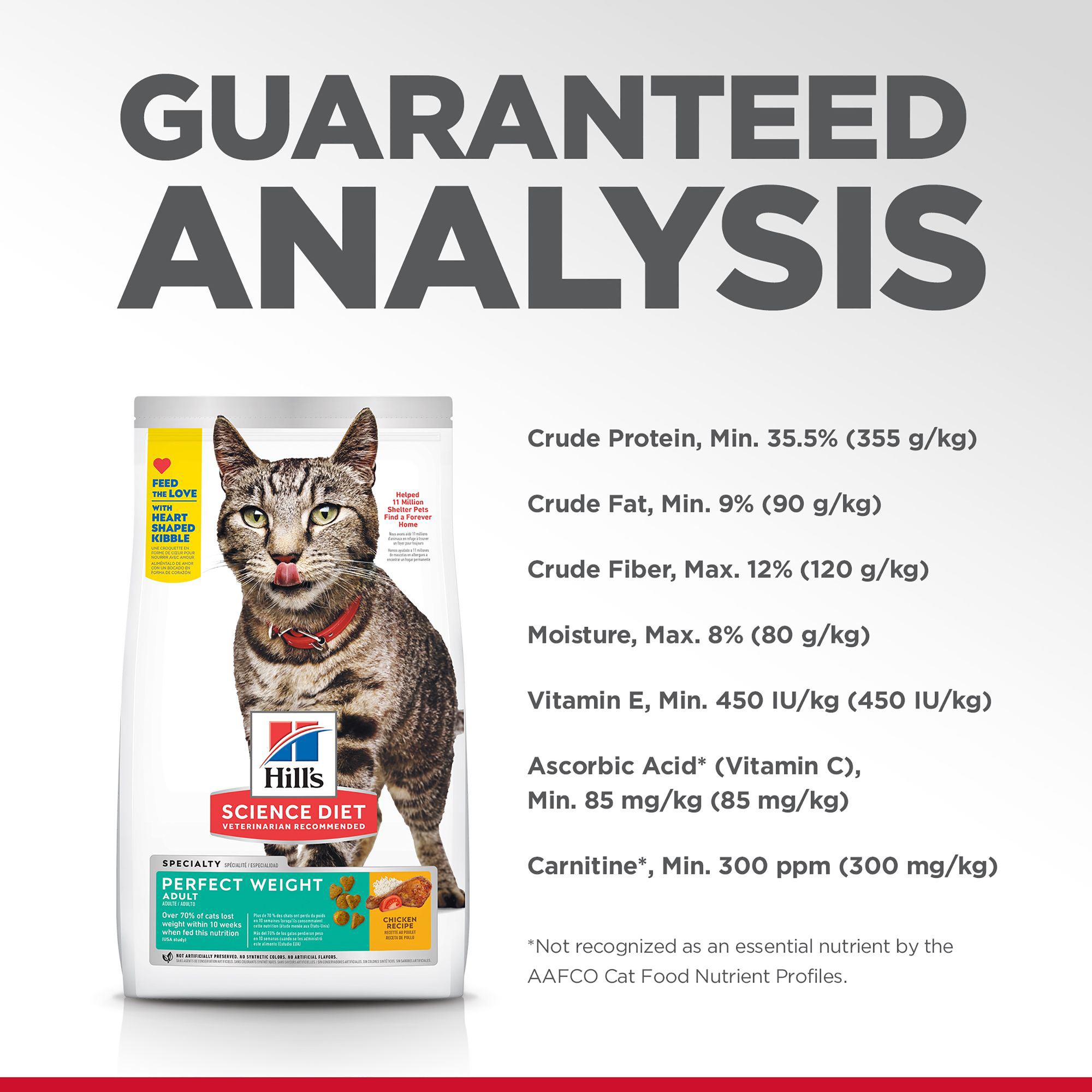 Hill's Science Diet Dry Cat Food Adult Perfect Weight