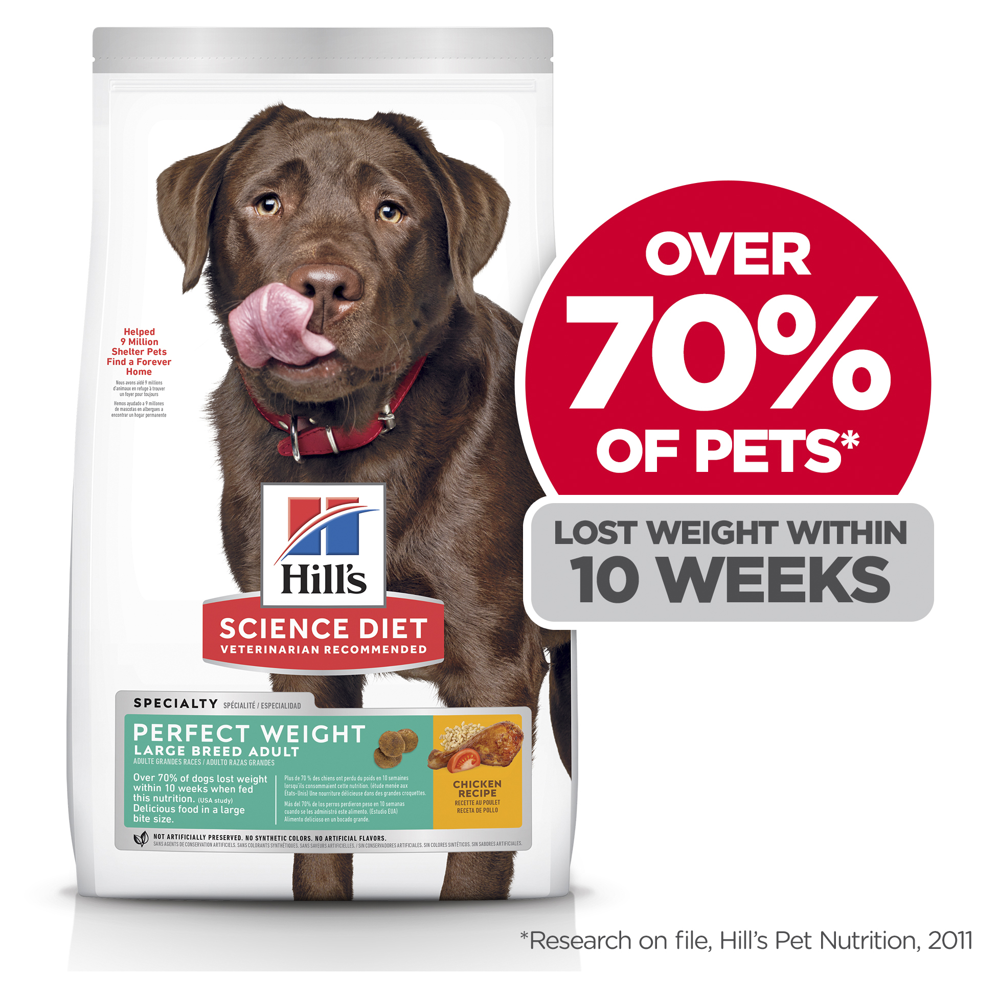 Hill's Science Diet Dry Dog Food Adult Perfect Weight Large Breed