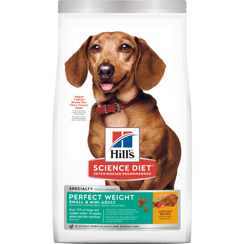 Hill's Science Diet Dry Dog Food Adult Perfect Weight Small & Mini