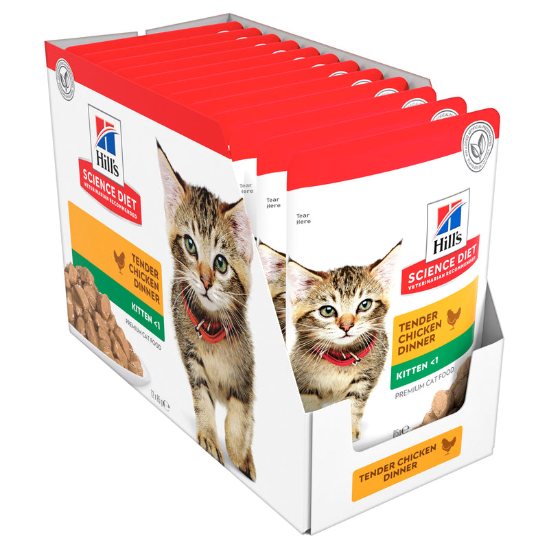 Hill's Science Diet Kitten Tender Chicken Cat Food Pouches 02