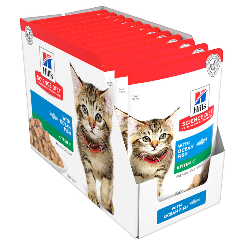 Hill's Science Diet Kitten Ocean Fish Cat Food Pouches 02